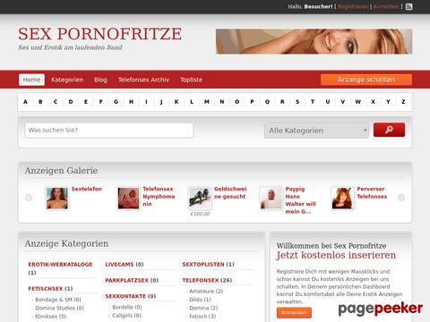 Details : Kostenlose Erotik Anzeigen bei Pornofritze
